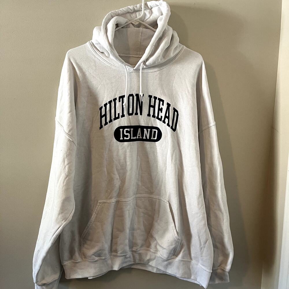 Hilton Head Island Graphic Oversized Hoodie Men's XXL